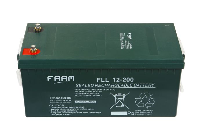 Акумулятор FAAM FLL12-200, 12В, 200А*год